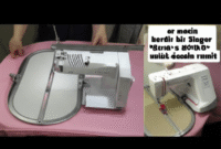 Mesin bordir Singer Futura XL-580 untuk desain rumit Mesin bordir Singer Futura XL-580 untuk desain rumit