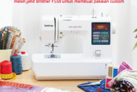 Mesin jahit Brother FS50 untuk membuat pakaian custom Mesin jahit Brother FS50 untuk membuat pakaian custom