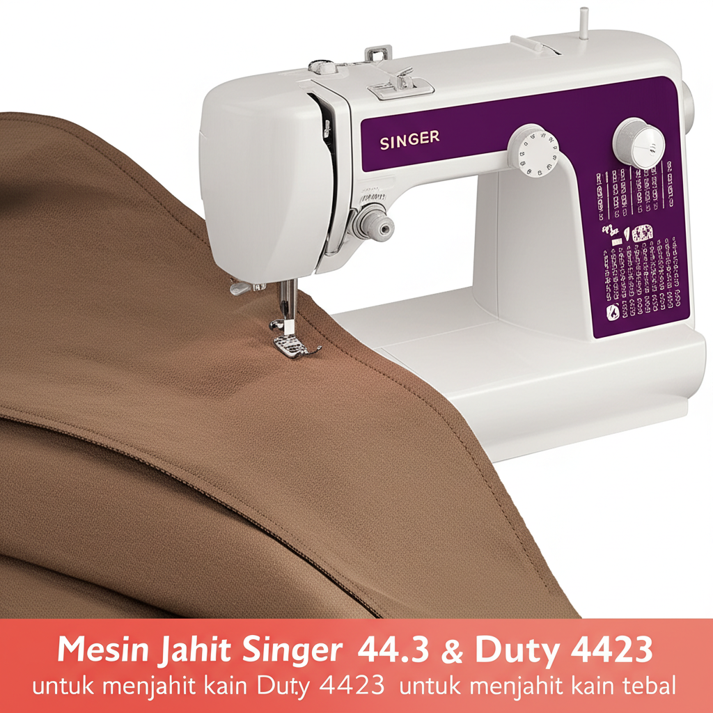 mesin jahit Singer Heavy Duty 4423 untuk menjahit kain tebal mesin jahit Singer Heavy Duty 4423 untuk menjahit kain tebal
