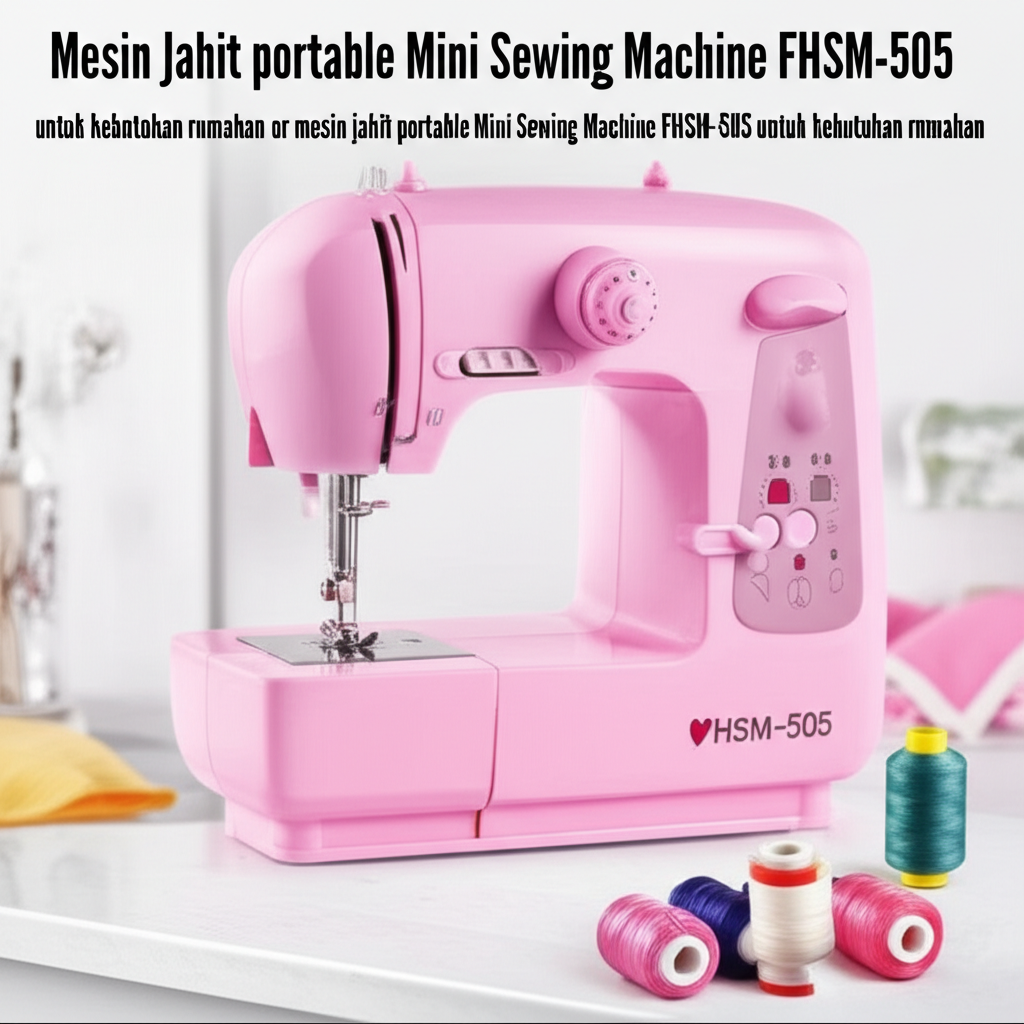 mesin jahit portable Mini Sewing Machine FHSM-505 untuk kebutuhan rumahan mesin jahit portable Mini Sewing Machine FHSM-505 untuk kebutuhan rumahan