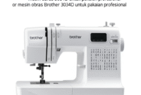 Mesin obras Brother 3034D untuk pakaian profesional Mesin obras Brother 3034D untuk pakaian profesional