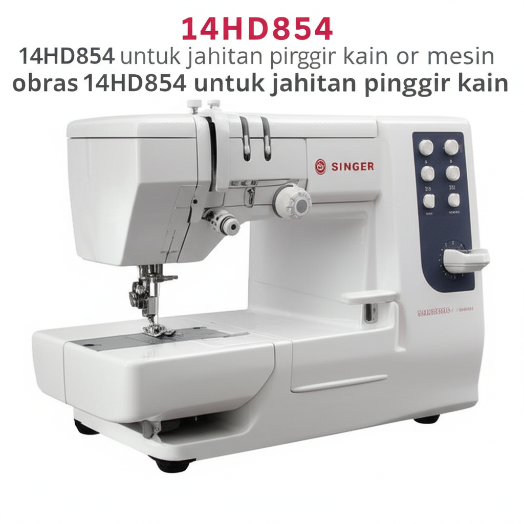 mesin obras Singer 14HD854 untuk jahitan pinggir kain mesin obras Singer 14HD854 untuk jahitan pinggir kain